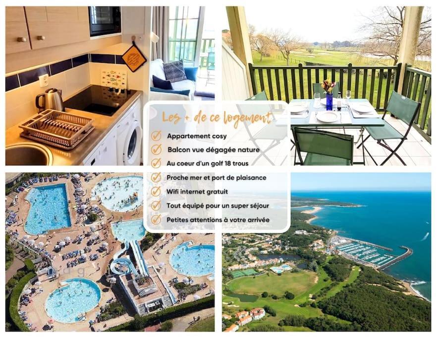 "L'Harmonie" Appartement Cosy 4 Personnes, Vue Golf, Wifi Gratuit Talmont-Saint-Hilaire Eksteriør billede