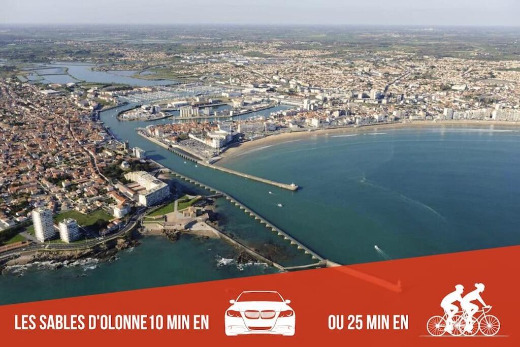 "L'Harmonie" Appartement Cosy 4 Personnes, Vue Golf, Wifi Gratuit Talmont-Saint-Hilaire Eksteriør billede