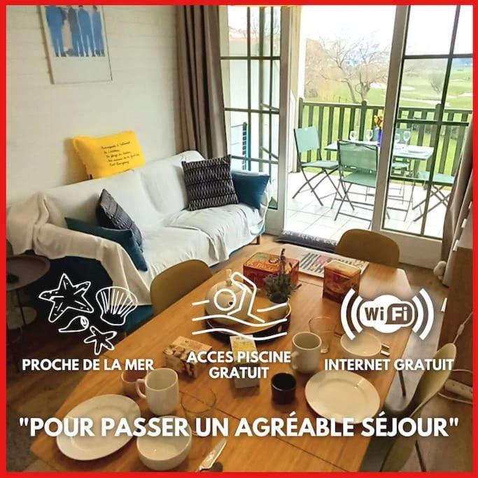 "L'Harmonie" Appartement Cosy 4 Personnes, Vue Golf, Wifi Gratuit Talmont-Saint-Hilaire Eksteriør billede